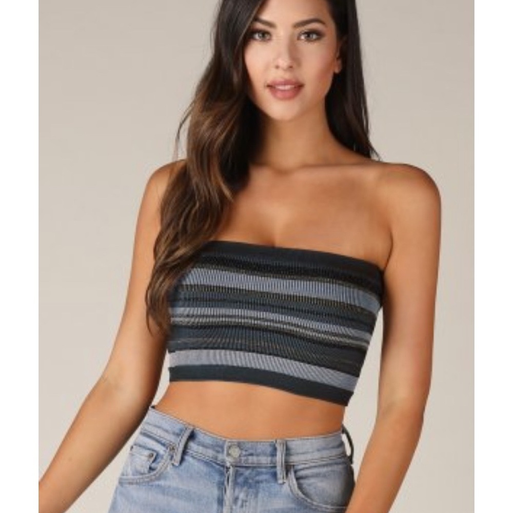 Striped Sparkle Bandeau